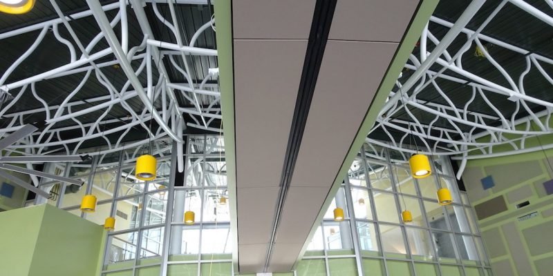 SUNY Bing Energy Wall in Ceiling